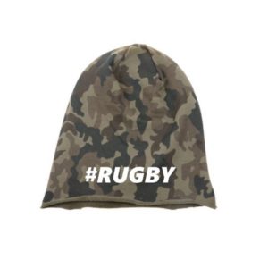 Čepice #Rugby - maskovaná