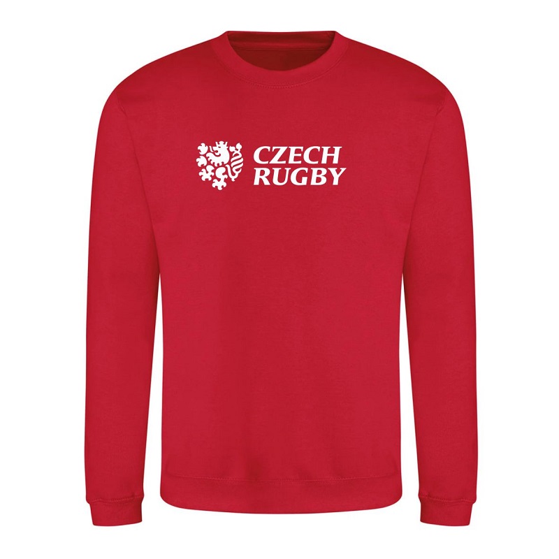 Mikina Czech Rugby (1) červená