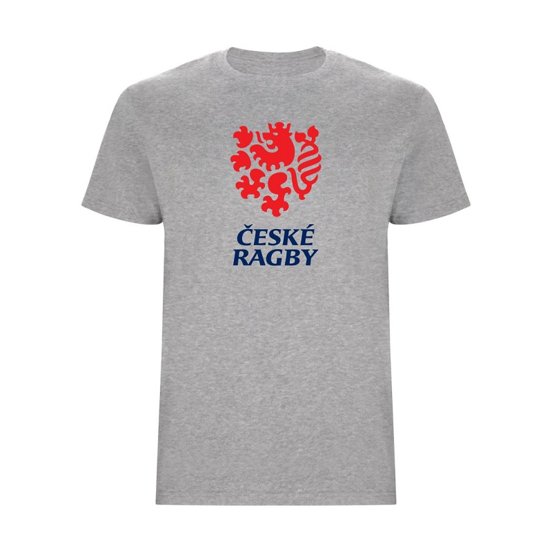 Tričko České Ragby (4) - šedé