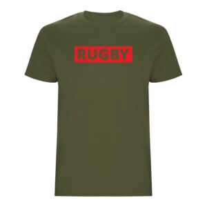 Tričko Rugby (1) - army