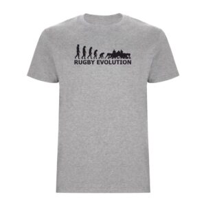 Tričko Rugby Evolution - Scrum - šedé